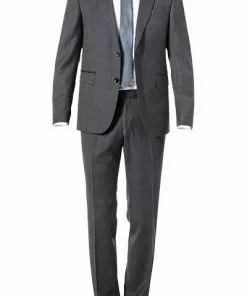 Carl Gross Anzug 70-061S0/325012+338333/83 Sharp Fit, Schurwolle, Dunkelgrau meliert, Anthrazit