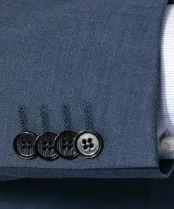 Daniel Hechter Anzug 40202+40252/100110/670 Modern Fit, Schurwolle klimaregulierend, Indigo meliert, Nachtblau -Anzüge & Westen Geschäft 309518 norm4