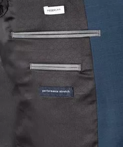 Daniel Hechter Anzug 40202+40252/100110/670 Modern Fit, Schurwolle klimaregulierend, Indigo meliert, Nachtblau -Anzüge & Westen Geschäft 309518 norm6