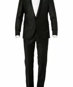 KARL LAGERFELD Anzug 155225+ 255025/10/500096/990 Smoking, Schurwoll-Stretch, Schwarz