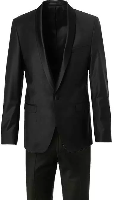 KARL LAGERFELD Anzug 155225+ 255025/10/500096/990 Smoking, Schurwoll-Stretch, Schwarz 4 KARL LAGERFELD Anzug 155225+ 255025/10/500096/990 Smoking, Schurwoll-Stretch, Schwarz – Bild 2