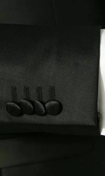 KARL LAGERFELD Anzug 155225+ 255025/10/500096/990 Smoking, Schurwoll-Stretch, Schwarz 6 KARL LAGERFELD Anzug 155225+ 255025/10/500096/990 Smoking, Schurwoll-Stretch, Schwarz – Bild 4