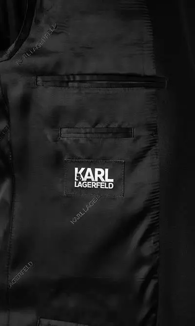 KARL LAGERFELD Anzug 155225+ 255025/10/500096/990 Smoking, Schurwoll-Stretch, Schwarz 7 KARL LAGERFELD Anzug 155225+ 255025/10/500096/990 Smoking, Schurwoll-Stretch, Schwarz – Bild 5