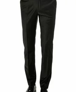 KARL LAGERFELD Hose 255025/10/500096/990 Schurwolle, Schwarz