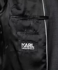 KARL LAGERFELD Anzug 155200+255001/10/500094/991 Schurwolle, Anthrazit meliert, Anthrazit -Anzüge & Westen Geschäft 309705 norm5