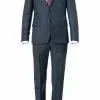 KARL LAGERFELD Anzug 155200+255001/10/500094/690 Schurwolle, Dunkelblau meliert, Blau-grau -Anzüge & Westen Geschäft 309706 norm