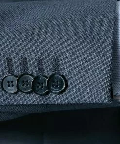 KARL LAGERFELD Anzug 155200+255001/10/500094/690 Schurwolle, Dunkelblau meliert, Blau-grau -Anzüge & Westen Geschäft 309706 norm4