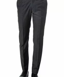 KARL LAGERFELD Hose 255001/10/500094/991 Schurwolle, Anthrazit meliert, Anthrazit