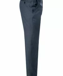 KARL LAGERFELD Hose 255001/10/500094/690 Schurwolle, Dunkelblau meliert, Blau-grau -Anzüge & Westen Geschäft 309708 norm3