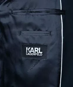 KARL LAGERFELD Anzug 155200+255001/10/500099/690 Schurwoll-Stretch, Nachtblau, Marine -Anzüge & Westen Geschäft 309712 norm5