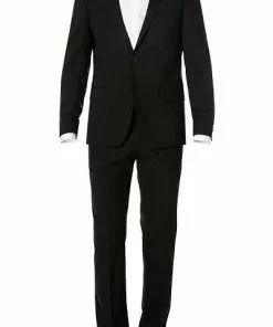 KARL LAGERFELD Anzug 155200+255001/10/500099/990 Schurwoll-Stretch, Schwarz