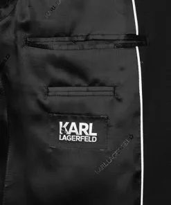 KARL LAGERFELD Anzug 155200+255001/10/500099/990 Schurwoll-Stretch, Schwarz -Anzüge & Westen Geschäft 309713 norm5
