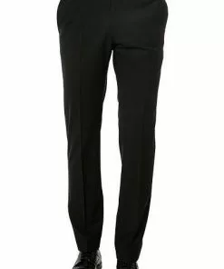 KARL LAGERFELD Hose 255001/10/500099/990 Schurwolle, Schwarz