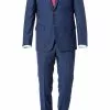 Daniel Hechter Anzug 40303+40353/100113/660 Regular Fit, Schurwolle, Blau meliert, Blau