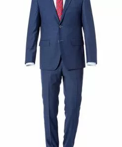 Daniel Hechter Anzug 40303+40353/100113/660 Regular Fit, Schurwolle, Blau meliert, Blau