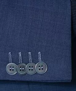 Daniel Hechter Anzug 40303+40353/100113/660 Regular Fit, Schurwolle, Blau meliert, Blau -Anzüge & Westen Geschäft 310481 norm4