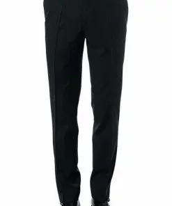 Carl Gross Hose Sascha 70-060N0/332023/90 Modern Fit, Schurwolle, Schwarz