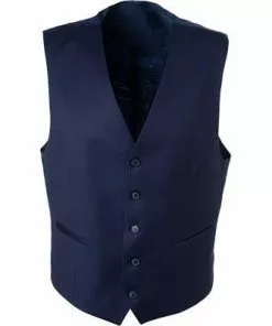 Carl Gross Weste Stan 70-060N0/343113/63 Modern Fit, Schurwolle, Dunkelblau, Marine