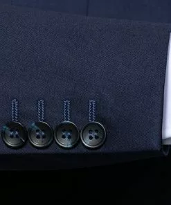 Carl Gross Anzug 70-060N0/323022+332023+343113/63 Anzug mit Weste, Modern Fit, Schurwolle, Dunkelblau, Marine -Anzüge & Westen Geschäft 311512 norm5