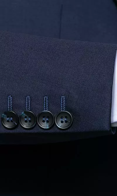 Carl Gross Anzug 70-060N0/323022+332023/63 Modern Fit, Schurwolle, Dunkelblau, Marine 6 Carl Gross Anzug 70-060N0/323022+332023/63 Modern Fit, Schurwolle, Dunkelblau, Marine – Bild 4