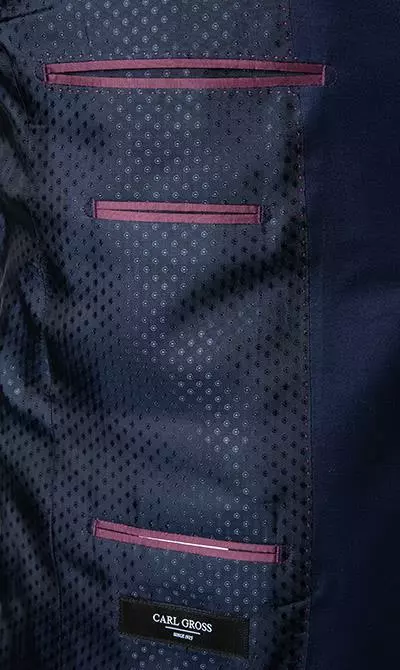 Carl Gross Anzug 70-060N0/323022+332023/63 Modern Fit, Schurwolle, Dunkelblau, Marine 7 Carl Gross Anzug 70-060N0/323022+332023/63 Modern Fit, Schurwolle, Dunkelblau, Marine – Bild 5