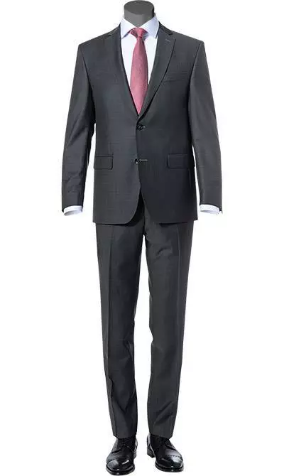 Carl Gross Anzug 70-060N0/323022+332023/82 Modern Fit, Schurwolle, Dunkelgrau, Anthrazit 3 Carl Gross Anzug 70-060N0/323022+332023/82 Modern Fit, Schurwolle, Dunkelgrau, Anthrazit