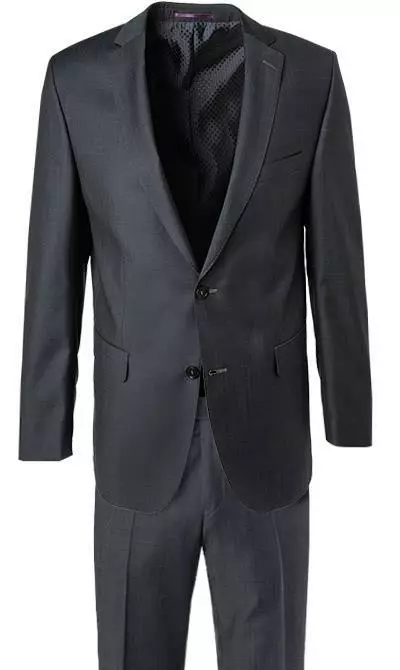 Carl Gross Anzug 70-060N0/323022+332023/82 Modern Fit, Schurwolle, Dunkelgrau, Anthrazit 4 Carl Gross Anzug 70-060N0/323022+332023/82 Modern Fit, Schurwolle, Dunkelgrau, Anthrazit – Bild 2
