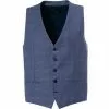 CINQUE Weste Cipuletti-W 2690-2106/65 Super Slim, Schurwoll-Stretch, Blau kariert, Dunkelblau