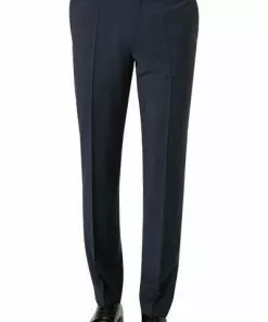 EDUARD DRESSLER Smokinghose Jade 00225/3B45/46 Shaped Fit, Wolle-Mohair, Nachtblau, Marine