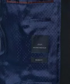 EDUARD DRESSLER Smoking 00225/6B11+3B45/46 Shaped Fit, Wolle-Mohair, Nachtblau, Marine -Anzüge & Westen Geschäft 312219 norm5