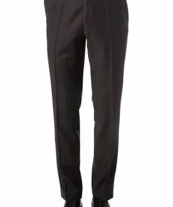 Carl Gross Hose Sascha 70-060N0/332023/72 Modern Fit, Schurwolle, Dunkelbraun, Braun