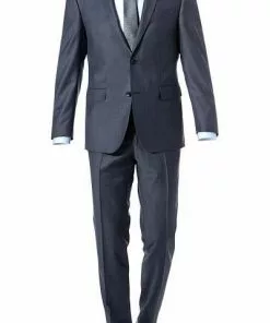 Carl Gross Anzug 70-060N0/323022+332023/61 Modern Fit, Schurwolle, Blau, Stahlblau
