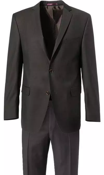 Carl Gross Anzug 70-060N0/323022+332023/72 Modern Fit, Schurwolle, Dunkelbraun, Braun 4 Carl Gross Anzug 70-060N0/323022+332023/72 Modern Fit, Schurwolle, Dunkelbraun, Braun – Bild 2