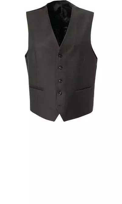 Carl Gross Anzug 70-060N0/323022+332023+343113/72 Anzug mit Weste, Modern Fit, Schurwolle, Dunkelbraun, Braun 6 Carl Gross Anzug 70-060N0/323022+332023+343113/72 Anzug mit Weste, Modern Fit, Schurwolle, Dunkelbraun, Braun – Bild 4