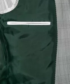 Strellson Anzug Cale-Madden 30015974+75/045 Extra Slim Fit, Schurwolle, Graugrün kariert, Grau -Anzüge & Westen Geschäft 313784 norm6