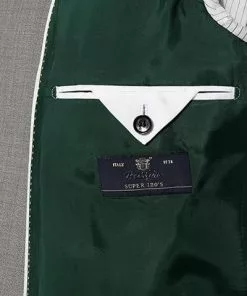 Strellson Anzug Aban/Manver 30015351+30015352/275 Anzug Aban-Manver, Slim Fit, Schurwolle Super120, Grau meliert, Beige -Anzüge & Westen Geschäft 314595 norm5