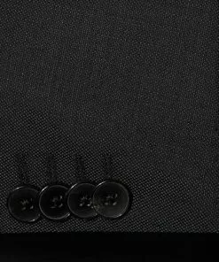 BOSS Anzug Jeckson/Lenon 50410126+50410140/001 Anzug Jeckson-Lenon, Regular Fit, Schurwolle, Schwarz meliert, Schwarz -Anzüge & Westen Geschäft 315945 norm4