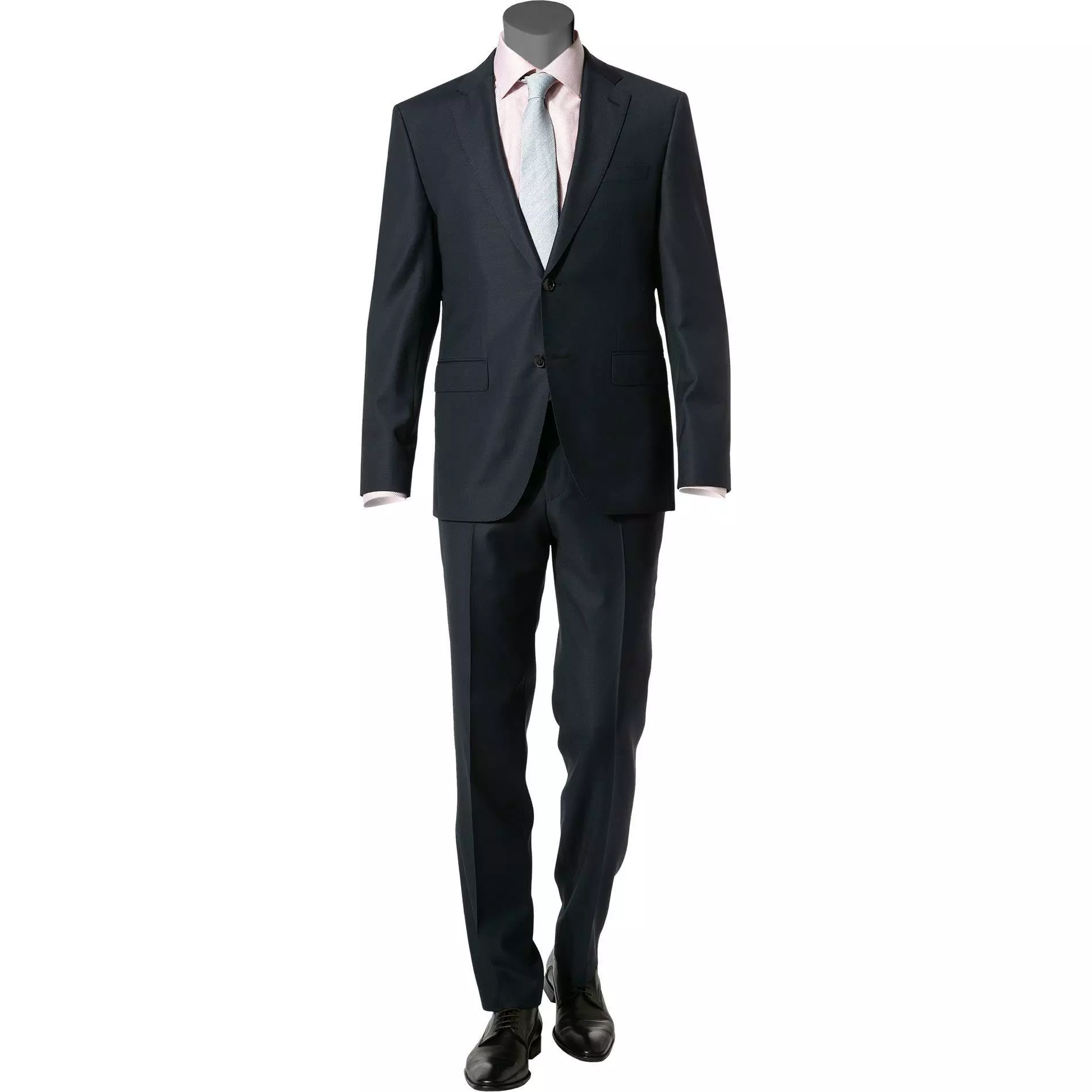 BOSS Anzug Jeckson/Lenon 50410126+50410140/402 Anzug Jeckson-Lenon, Regular Fit, Schurwolle, Nachtblau meliert, Dunkelblau 3 BOSS Anzug Jeckson/Lenon 50410126+50410140/402 Anzug Jeckson-Lenon, Regular Fit, Schurwolle, Nachtblau meliert, Dunkelblau