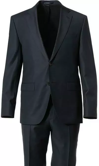 BOSS Anzug Jeckson/Lenon 50410126+50410140/402 Anzug Jeckson-Lenon, Regular Fit, Schurwolle, Nachtblau meliert, Dunkelblau 5 BOSS Anzug Jeckson/Lenon 50410126+50410140/402 Anzug Jeckson-Lenon, Regular Fit, Schurwolle, Nachtblau meliert, Dunkelblau – Bild 3