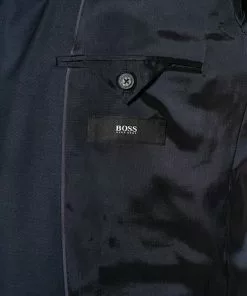 BOSS Anzug Jeckson/Lenon 50410126+50410140/402 Anzug Jeckson-Lenon, Regular Fit, Schurwolle, Nachtblau meliert, Dunkelblau 16 BOSS Anzug Jeckson/Lenon 50410126+50410140/402 Anzug Jeckson-Lenon, Regular Fit, Schurwolle, Nachtblau meliert, Dunkelblau -Anzüge & Westen Geschäft 315976 norm5