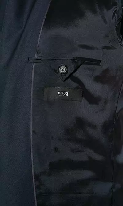 BOSS Anzug Jeckson/Lenon 50410126+50410140/402 Anzug Jeckson-Lenon, Regular Fit, Schurwolle, Nachtblau meliert, Dunkelblau 8 BOSS Anzug Jeckson/Lenon 50410126+50410140/402 Anzug Jeckson-Lenon, Regular Fit, Schurwolle, Nachtblau meliert, Dunkelblau – Bild 6