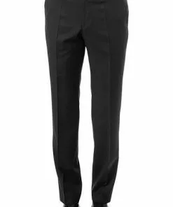 BOSS Hose Lenon 50409254/001 Regular Fit, Schurwolle REDA, Schwarz