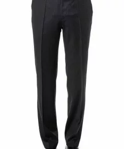 BOSS Hose Lenon 50409254/021 Regular Fit, Schurwolle REDA, Anthrazit meliert, Dunkelgrau