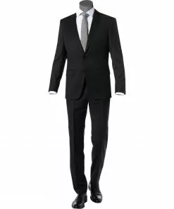 BOSS Anzug Huge/Lenon 50408828+9254/001 Anzug Huge-Lenon, Slim Fit, Schurwolle REDA, Schwarz