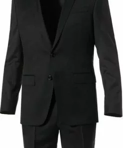 BOSS Anzug Huge/Lenon 50408828+9254/001 Anzug Huge-Lenon, Slim Fit, Schurwolle REDA, Schwarz -Anzüge & Westen Geschäft 316054 norm2