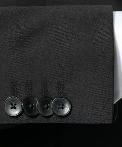 BOSS Anzug Huge/Lenon 50408828+9254/001 Anzug Huge-Lenon, Slim Fit, Schurwolle REDA, Schwarz -Anzüge & Westen Geschäft 316054 norm4