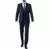 BOSS Anzug Huge/Lenon 50408828+9254+9255/480 Anzug Huge-Lenon , Slim Fit, Schurwolle REDA, Dunkelblau, Blau