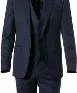 BOSS Anzug Huge/Lenon 50408828+9254+9255/480 Anzug Huge-Lenon , Slim Fit, Schurwolle REDA, Dunkelblau, Blau -Anzüge & Westen Geschäft 316057 norm2