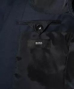 BOSS Anzug Huge/Lenon 50408828+9254+9255/480 Anzug Huge-Lenon , Slim Fit, Schurwolle REDA, Dunkelblau, Blau -Anzüge & Westen Geschäft 316057 norm6