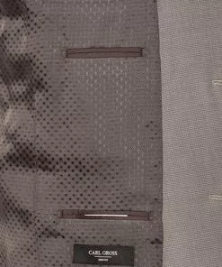 Carl Gross Anzug 60-045N1/323022+23/71 Modern Fit, Schurwolle Super110, Cappuccino -Anzüge & Westen Geschäft 316224 norm6